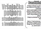 Vršnjačka potpora studentima s invaliditetom