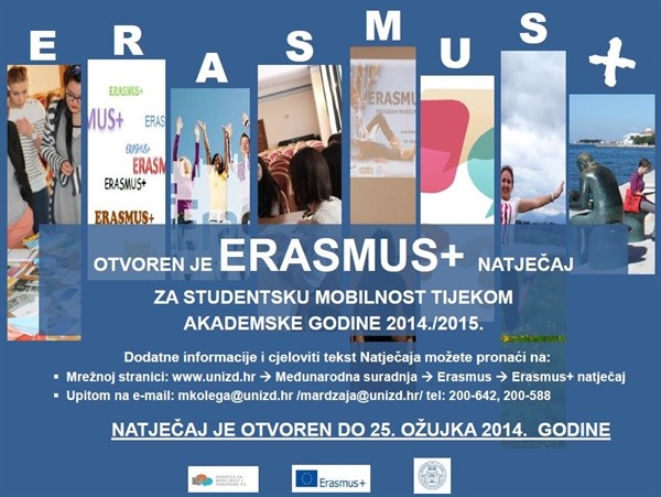 ERASMUS+ natječaj