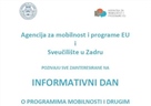 Informativni dan AMPEU na Sveučilištu u Zadru