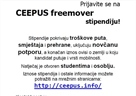 CEEPUS freemover stipendija