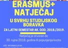 Erasmus+ natječaj