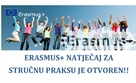 Natječaji za Erasmus+ stručnu praksu!